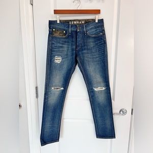 Denham men’s jeans, straight leg, W32, L32